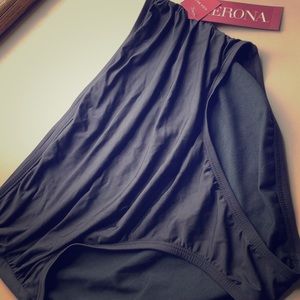 High waisted bikini bottom